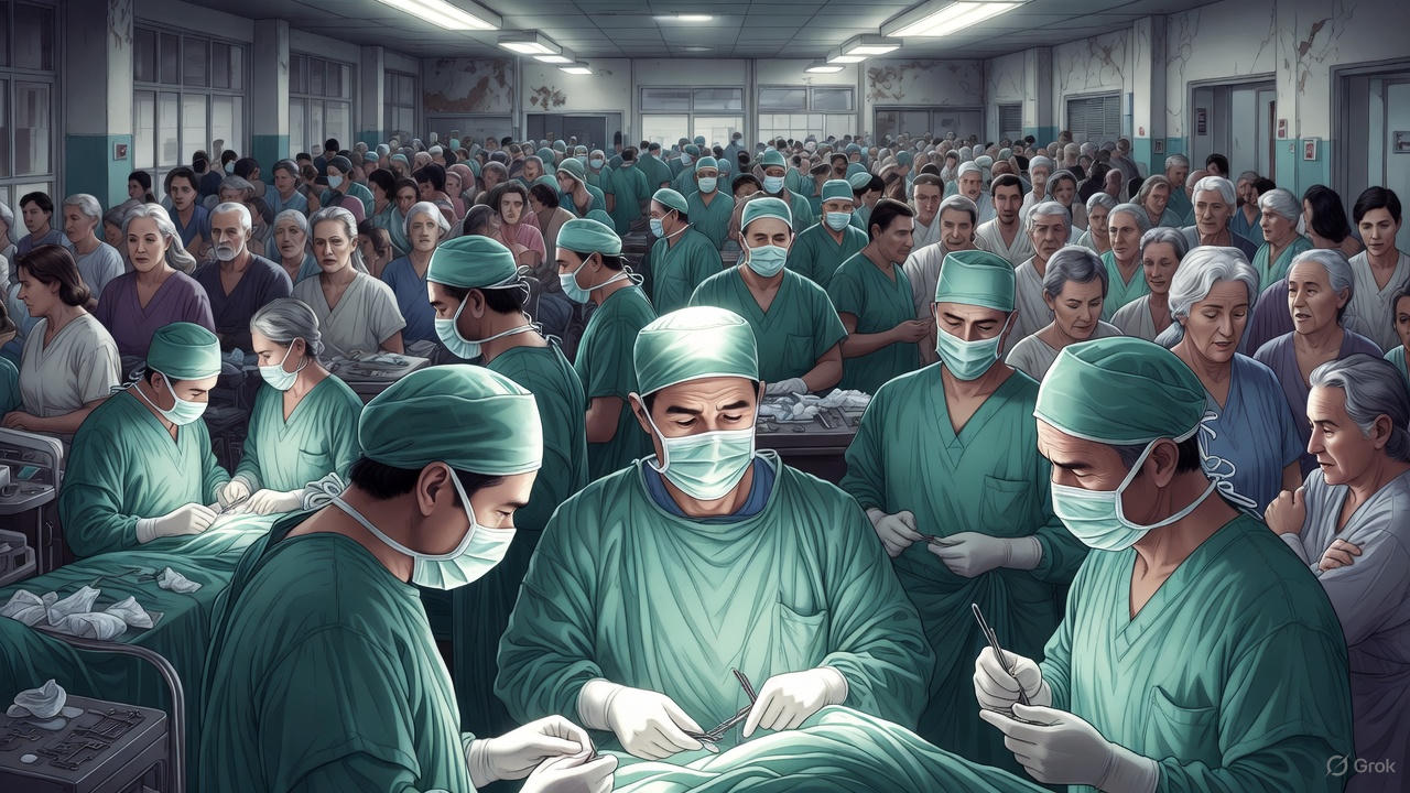 Hasta 8 años de demora: 678 pacientes fallecieron aguardando cirugía en la CCSS