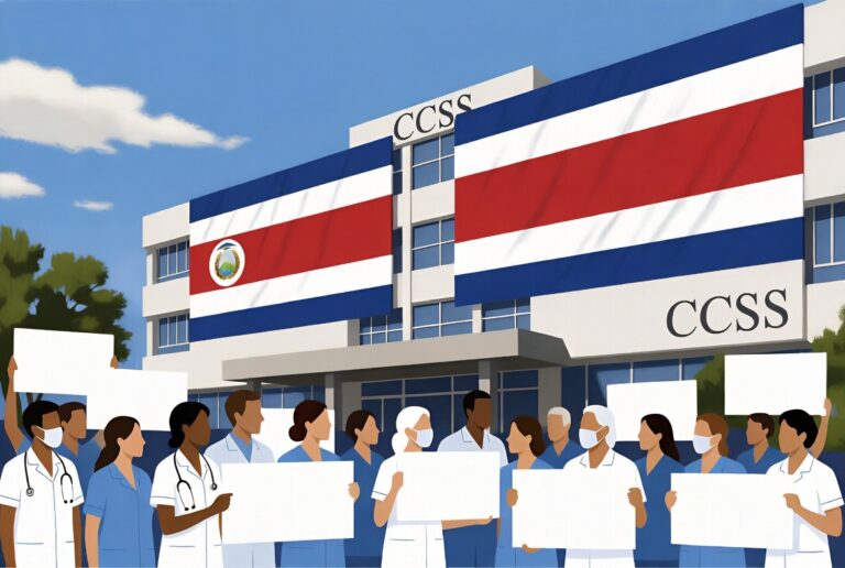 Huelga en la CCSS genera cancelación de 197 cirugías y afectación del 6% en servicios hospitalarios
